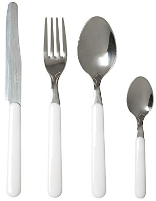 Excelsa 48497 Servizio 24 Posate, Bianco, 9 x 9 x 24 cm