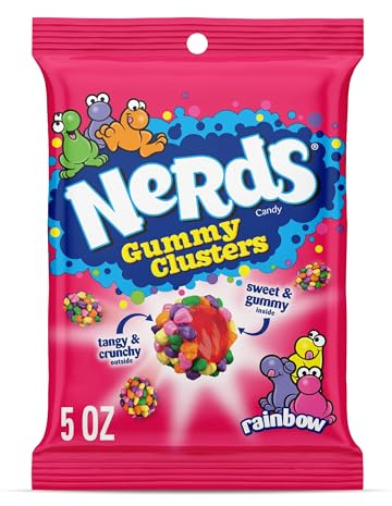 Nördar gummikluster tugggodis, 141 g (5 oz) väska