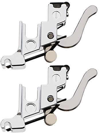 VGOL 2 Pezzi Supporto Per Piedino Per Macchina Da Cucire Compatibile Con Brother Compatibile Con Singer l'adattatore Universale A Scatto Standard Per Macchine Da Cucire In Acciaio