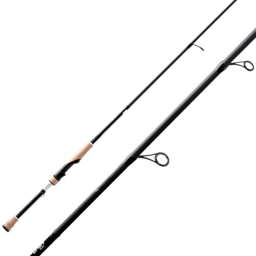 13Fishing Rute Omen Black Spin 2,59cm 10-30g - Spinnrute für Barsche & Zander, Raubfischrute, Angelrute für Raubfische