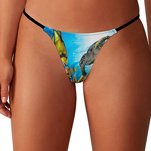 GQWJKSZ Tutle Mutandine da Donna G-Strings Perizoma Sexy T Back Panty