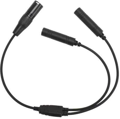 Adattatore per Cuffie Aeronautiche adattatore per cuffie aeronautiche Doppia Spina GA Professionale per Adattatore per Cuffie XLR a 5 Pin Convertitore Cavo Adaptateurs audio