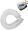 AZLGSH 40pcs Thick Disposable Foot Bath Liners Elastic & No-Leak Design for Home Pedicure, Foot Spa, Salon (35x43 Clear Plastic)