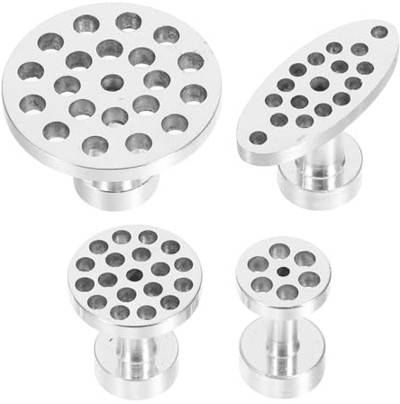 OFFSCH 4pcs Aluminum Alloy Kit with Slide Hammer and Pulling Tabs Lightweight Auto Body Dent Remover Tools for Hail Damage Automotive Rods