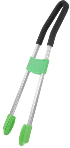 GALPADA Pinza de Basura de Aluminio Mango Ergonómico Antideslizante Práctica Herramienta para Recoger Basura y Desechos Exteriores Interiores Recogedor Portátil y Resistente para Papel