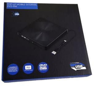 BAZEITFLOW Unidad Óptica Externa y Unidad De CD Tipo c Multifuncional para Portátil, Compacta y Ligera, Compatible Laptop y Pc, Color Negro, Adecuado para Uso Móvil y Sobremesa