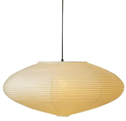 Captainsbamboo Akari 21A Washi Paper Ceiling Lamp – Noguchi Pendant Light Akari 15A (21A)