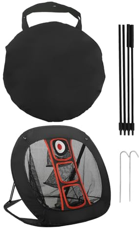 Filet de Golf pour l'Entraînement au Chip | Nylon Pliable Montage Facile,Filet de Practice avec d'Entraînement - Drive Précision Distance, Intérieur Extérieur Jardin, Hommes Femmes Golfeurs Adolescent