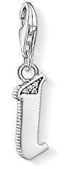 Thomas Sabo Damen-Charm-Anhänger I Buchstabe Silber Charm Club 925 Sterling Silber 1589-643-21