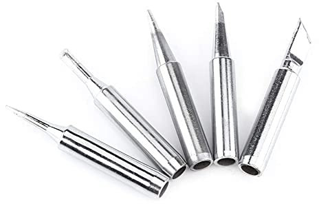 900M-T Soldering Tip Solder Iron Tips Replacement Kit for for Hakko, Radio Shack, TENMA, ATTEN, Quick, Aoyue, Yihua Solder Station 5Pcs
