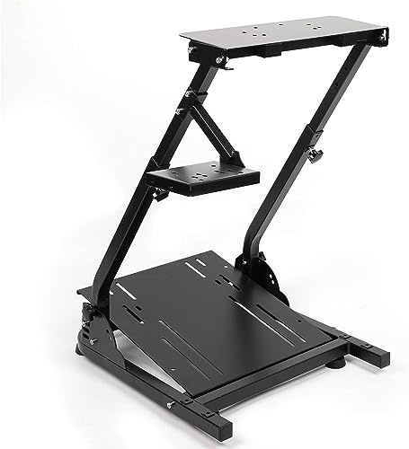 Racing Wheel Stand Height Adjustable Steering Wheel Stand Compatible with Logitech G25, G27, G29, G920 Gaming Cockpit (Wheel and Pedals Not Included) (G920) (G920)