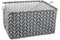 LinStyle Cesta Almacenaje, Cesto Ropa Sucia, Plegable Almacenaje Juguetes, Caja Almacenaje Tela para Ropa, Juguetes, Accesorios Electrónicos, Libros, Cosméticos - Flecha Gris