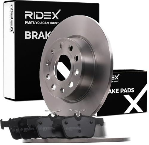 RIDEX Bremsenset Hinten 272mm Bremsscheiben und Bremsbeläge für VW Golf V Schrägheck (1K1)
