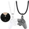 NIANOPKM Unisex Creative Magnetic Necklace Game Controller Pendant Necklace Matching Necklace for Couples or Best Friends Birthday Gift