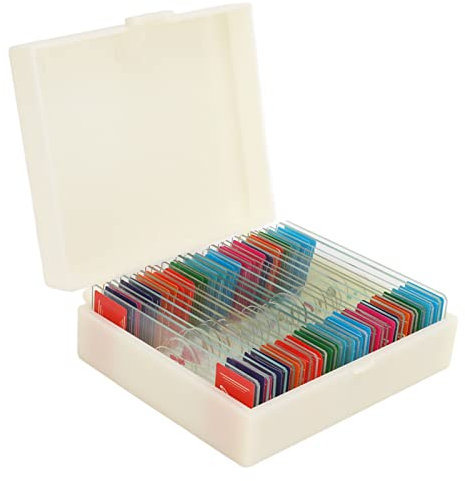 Kaufpart Erkunden Sie Die Welt Der Biologie Mit 25 Vorbereiteten Objektträgern aus Glas – Hochauflösende Insekten-, Tier- Und Pflanzenproben