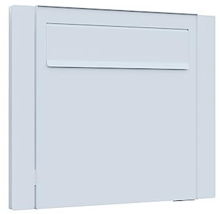 Zaunbriefkasten, Design Zaunbriefkasten Latina in Weiß - Bravios