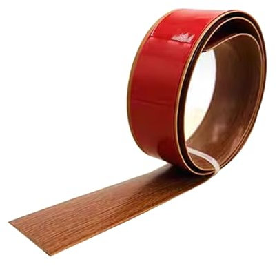 djgkENVQ Floor Transition Strip, Glue-Free Self-Adhesive Wooden Floor, Flat Buckle Pressure Strip Threshold Gap Strip, Length 500cm, Width 4cm/5cm(A,4cm)