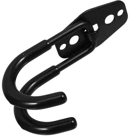 VICASKY Crochet Support Lourd Suspendre en Métal Robuste Noir pour Maintenir Jardin Propre et Organiser Tuyaux Facilement pour Tuyau D'arrosage de Jardin