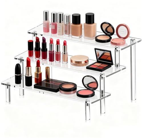 Zippicks Transparent Acrylic Display Stand, Transparent Perfume Organizer, Stand, For Perfume Cupcakes Models Jewelry Lipstick