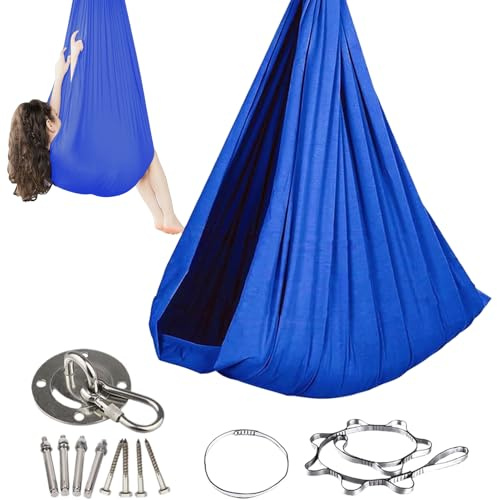 usefulbeauty Hamaca columpio para - Cómodo y respetuoso con la piel | Silla de hamaca columpio para niños - para niñas y dormitorio, balcón jardín camping césped, terraza terraza patio