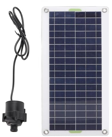 ERYUE Mycket Effektiv 30W Solenergi Fontänpump för Soldrivna Fontändammträdgårdar - Perfekt för små Dammar och Fågelbad