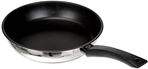 Lacor 71328 Poêle Durit Lisse Inox 18 / 10 Diamètre 28cm