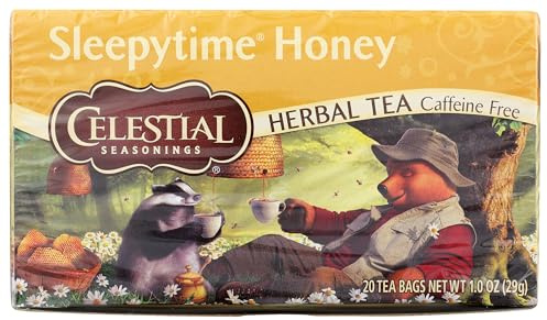 Celestial Seasonings - Sleepytime Herbal Tea Caffeine Free Honey - 20 Tea Bags