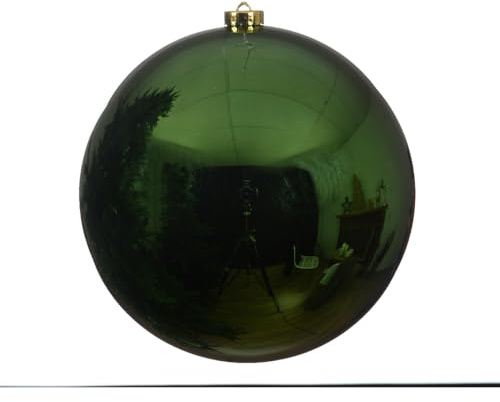 Christbaumkugeln Outdoor – bruchfest – D14cm piniengrün