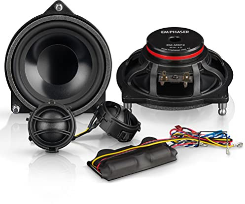 EMPHASER EM-MBF2: 2-Wege 10 cm Komponenten System, kompatibel mit Mercedes Benz Fahrzeugen, Plug & Play Lautsprecher Set für Fronttüren