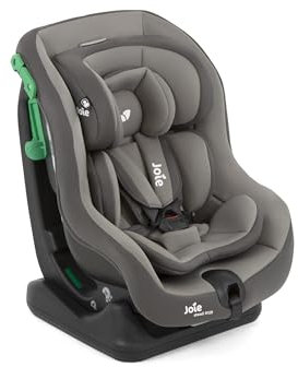 Joie - Steadi R129 - Siège Auto Évolutif Bébé 0 à 4 Ans - Dos à La Route et Face à La Route - Harnais 5 Points - Sécurité R129 Intelli-Fit - Têtière Réglable - Housse Lavable - Couleur Cobble stone
