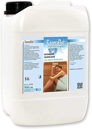 Metacril Limpiador e higienizante para sauna a base natural - SaunaDet 5 litros - Envío inmediato