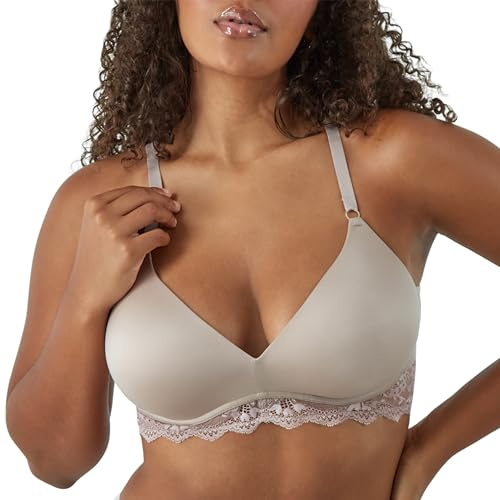 Maidenform Varillas Elevador, elevación Natural y Moldeador, Brasier Convertible con Encaje Sujetador, Opaco, Rubor Nocturno, 95C para Mujer