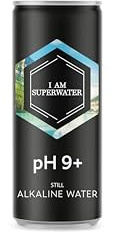 I am Superwater – 330ml Can x 24 – pH 9+ Alkaline Water