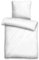 biberna 0676066 Bettwäsche Kopfkissenbezug GOTS Jacqaurd-Satin 1x 40x80 cm weiß