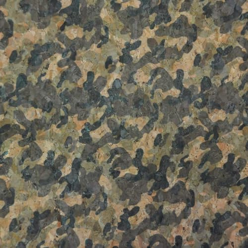 Belagio Enterprises 3pcs Natural Cork Fabric (18x15 inches) | BPC3-1022 Green Como Print