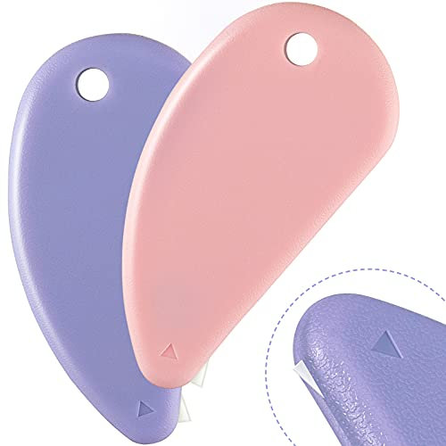 Hicarer 2 Pcs Ceramic Safety Tool Fixed Box Opener Letter Photo Opener Scrapbooking Handmade Art Tool for Office and Home, Fits Keychains Practical Accessoriesf