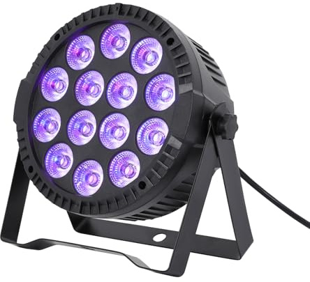 Discokula 80 W, 14 x 6 RGBW, LED, par ljus, discoljus, festljus med ljudaktivering och fjärrkontroll, för familj, fest, klubb, födelsedag, bröllop