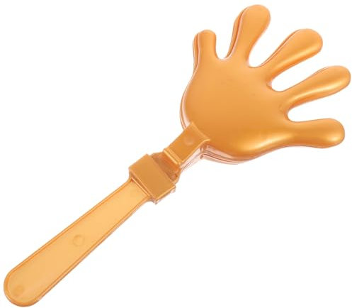 Kisangel kleines Handklatscher klatschhand spaß geburtstagseinladungen Klöppelgeräuschemacher Streich Pop jubeln Requisiten. Gastgeschenke Klöppel für Sportveranstaltungen Plastik Golden