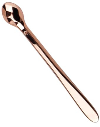 TOYZFRIENDY Cuchara de Crema de Zinc para Masaje Ocular 1 Unidad Tamaño Compacto Alivia Fatiga Cutánea Circulación Sanguínea Cuidado Facial Portátil Herramienta para Ojos