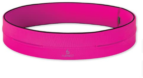FlipBelt klassiskt löparbälte för telefon och små tillbehör, träningsväska för kvinnor och män, XS, het rosa, Rosa (Hot Pink), XS, FlipBelt klassiskt löparbälte