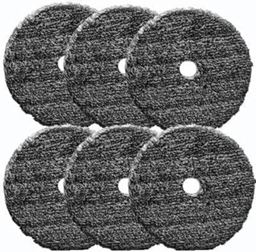Buff and Shine URO-Fiber Microfiber Pad for Car Compounding, Cutting, Buffing, Waxing, and Polishing - Compatible with Long-Throw, High-Action, Dual-Action, and Random Orbital Polisher - 5 in (6 Pads)
