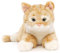 Uni-Toys - Katze mit getigertem Fell (rot-braun), liegend - 38 cm (Länge) - Plüsch-Kätzchen - Plüschtier, Kuscheltier