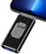 ARCELI USB Flash Drive for iPhone 128GB- 4 in 1 Photo Memory Stick External Storage Pen Drive Compatible for IOS/Android/Tablet/PC and Devices with Micro USB 3.0/OTG (Black)