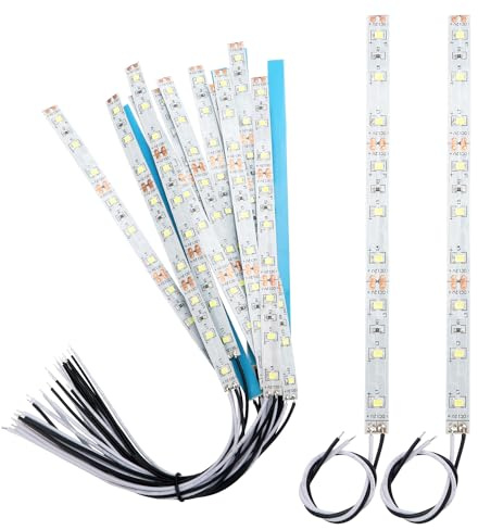 YIXISI 15 ST 150mm Förkopplad LED List, 2335 SMD LED Lampa, 12V - 18V LED List, Vit