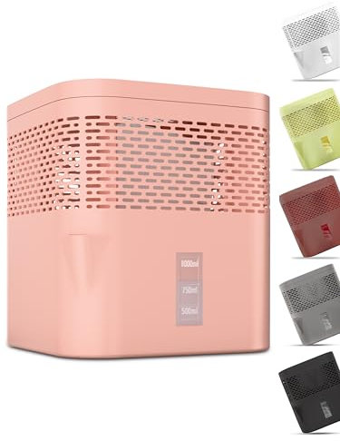 BonAura Déshumidificateur sans électricité - Déshumidificateur pour cave, salle de bain, etc. - Recharge de 450 g d'humidificateur inclus - Déshumidificateur et déshumidificateur en kit - Protection