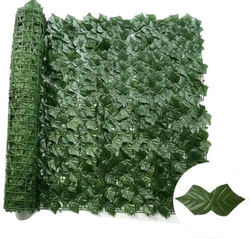 Pour la maison, l'extérieur, le jardin, le balcon, la décoration, fausse plante de lierre artificielle, haie verte, clôture, clôture, intimité, clôture-WL-PT-SDG-50 x 200 cm