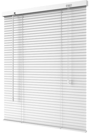 tow000ack Veneziana in Alluminio,Lamella da 25mm,Tenda Parasole per Finestre,Impermeabili,Protezione Solare,Interno ed Esterno,Kit di Montaggio Incluso,Bianco,Larghezza x Altezza (85cm x 270cm)