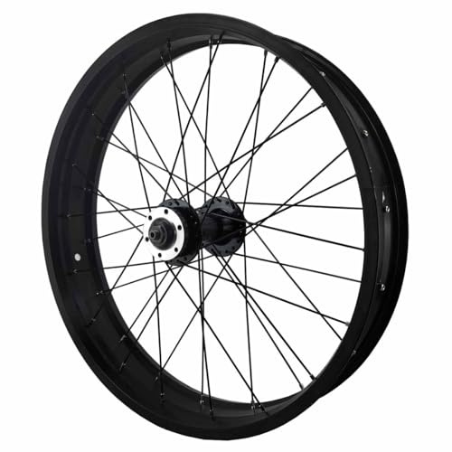 20/26 Tum × 4.0 Tum Fat Tire Cykel Framhjul 9 * 135MM Snabbkoppling Strand-/elcyklar Hjulset 36 Hål Aluminiumfälgar 6 Bultar Skivbroms Schraderventil