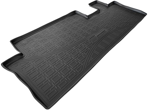 RECAMBO Alfombrilla de goma para maletero, distancia corta entre ejes, apta para Peugeot Traveller desde 2016, ajuste perfecto con borde, antideslizante, goma resistente, fácil de limpiar, protección