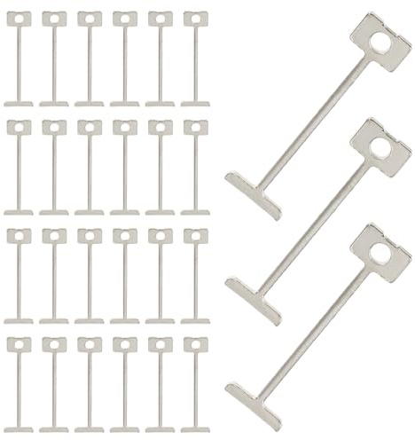 FOMIYES Goupilles en Acier Réutilisables pour Système de Nivellement de Carrelage, Aiguilles de 1,5 Mm, 100 Pièces, Accessoires pour Pose Murale et Sol, Outils de Nivellement